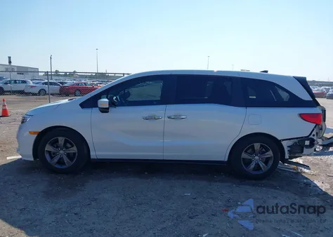 2022 Honda Odyssey Ex z USA, uszkodzony, nr VIN 5FNRL6H58NB053071